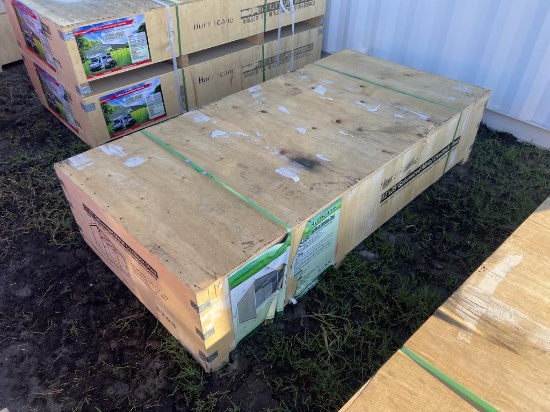 UNUSED 12x20FT GALVANIZED METAL LIVESTOCK SHED