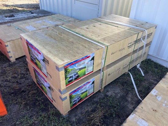 UNUSED 20x20FR ALL-STEEL CARPORT W/OPEN SIDES