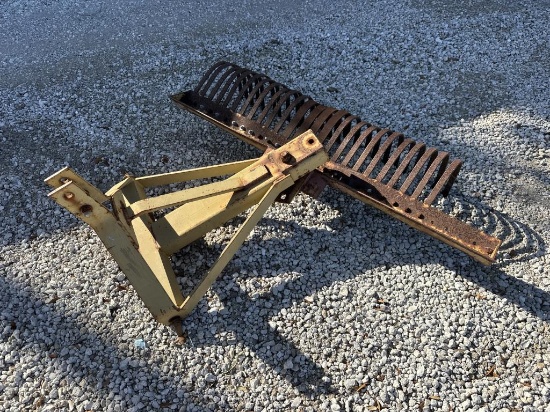 5ft 3 Point Landscape Rake