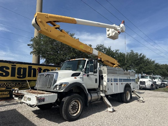 2011 International 7300 Bucket Truck W/t R/k