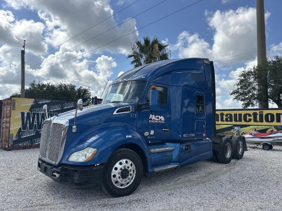 2017 Kenworth T680 Sleeper Cab W/t R/k