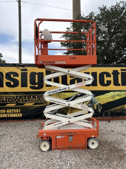 2021 Snorkel S3219e Electric Scissor Lift R/k