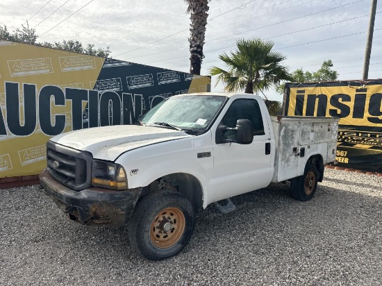 2000 Ford F-250sd Utility Truck W/t W/k