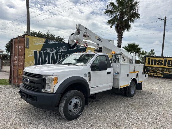 2017 Ford F-550XL Diesel Bucket Truck W/t R/k