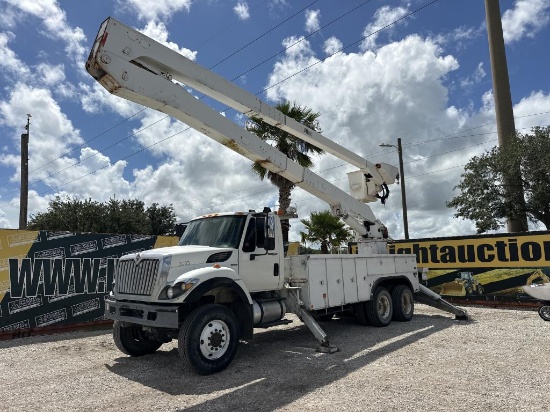 2009 International 7400 Bucket Truck W/t R/k