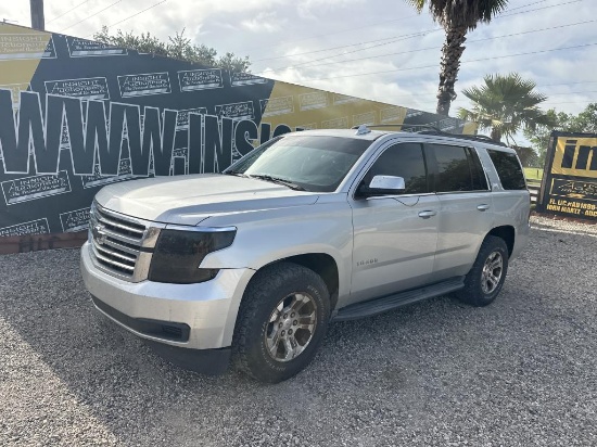 2015 Chevy Tahoe Suv W/t R/k