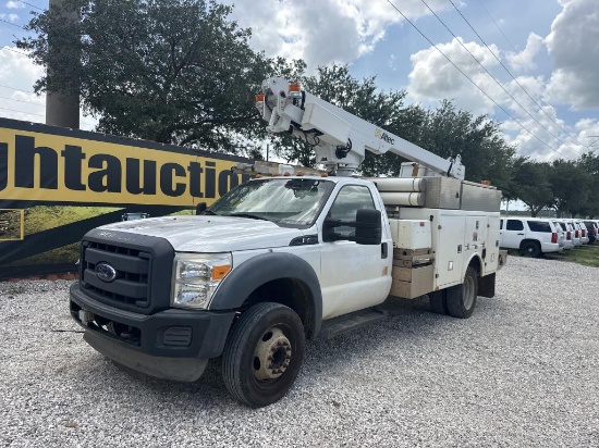 2013 Ford F-450xl Utility Bucket Truck W/t R/k