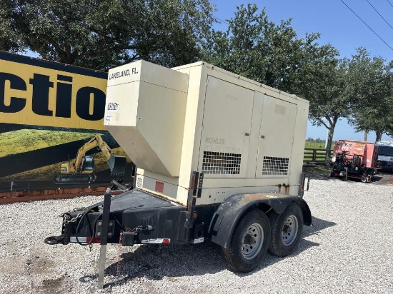 Kohler 58kw Diesel Generator Towable