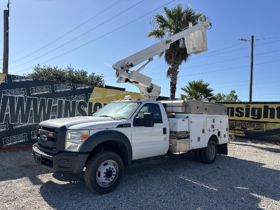 2015 Ford F-450xl Bucket Truck W/t R/k