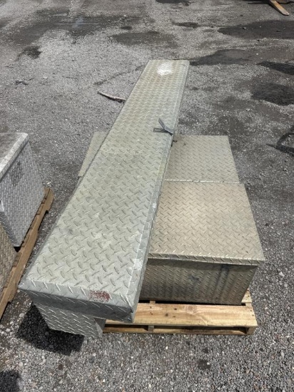 (3) Aluminum Tool Box