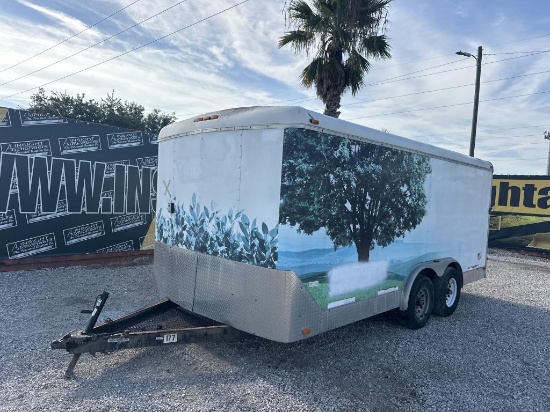 2016 Suncoast 16ft Enclosed Cargo Trailer W/t
