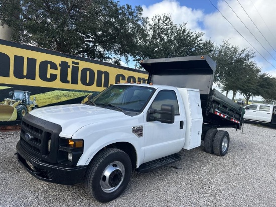 2009 Ford F-350xl Diesel Dump Truck W/t R/k