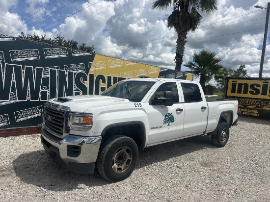 2017 Gmc Sierra 2500hd Diesel Truck W/t W/k