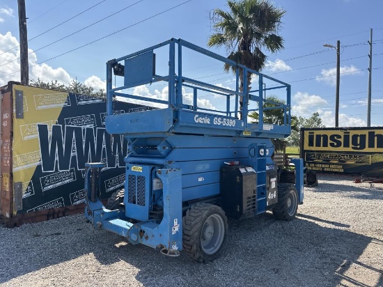 2017 Genie Gs-5390 Rough Terrain Scissor Lift
