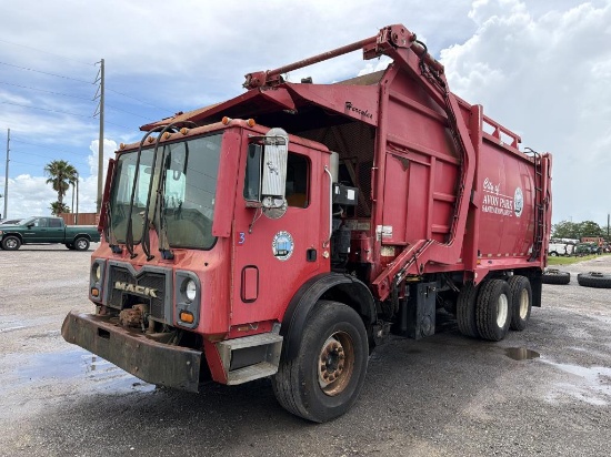 2014 Mack Mru613 40 Yard Garbage Truck W/t