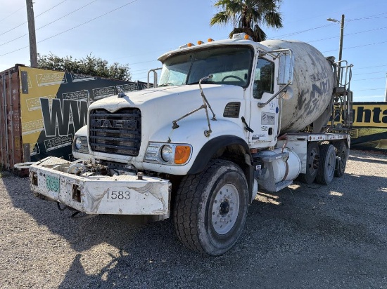 2007 Mack Granite Cv713 Mixer Truck W/t R/k