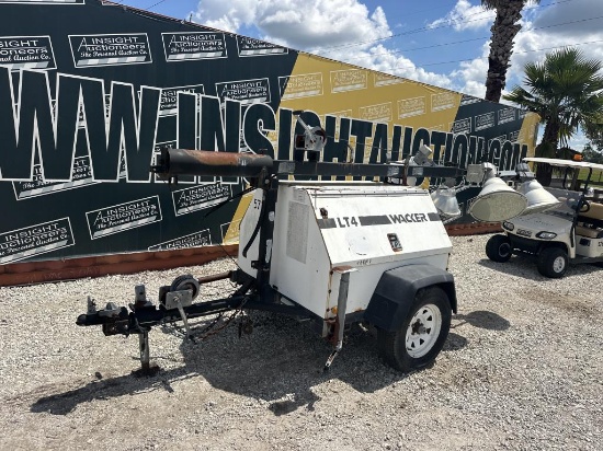 Wacker Lt4 6kw Diesel Light Tower Towable W/mso