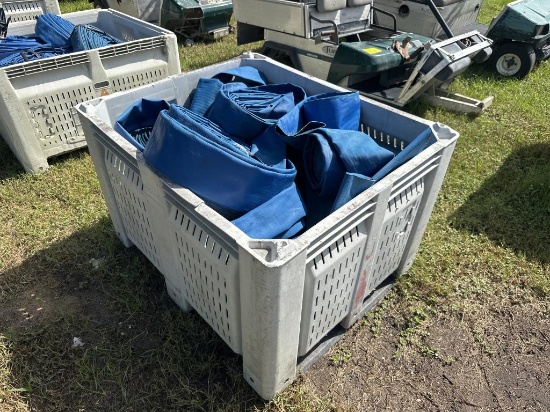 Lot of Water Pump Discharge Hoses