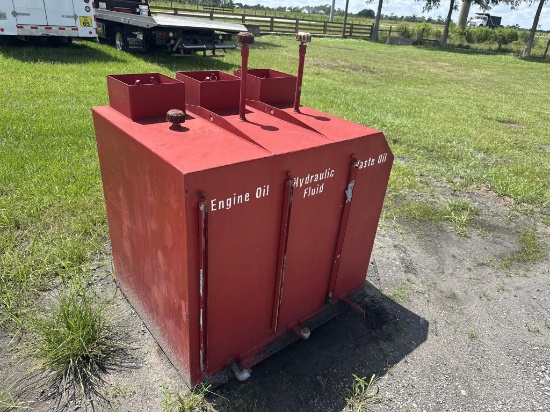 3 Compartment Steel Fluid Storage Tank