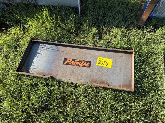 UNUSED PABREAK QUICK ATTACH PLATE