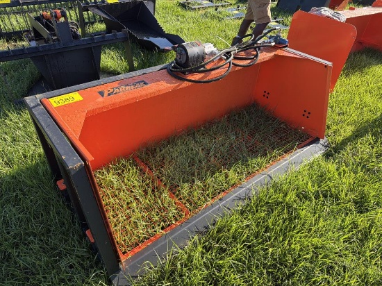UNUSED PABREAK 72 INCH VIBRATORY SCREEN BUCKET
