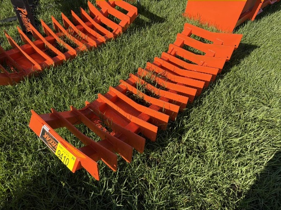 UNUSED PABREAK 72 INCH SKID STEER RAKE