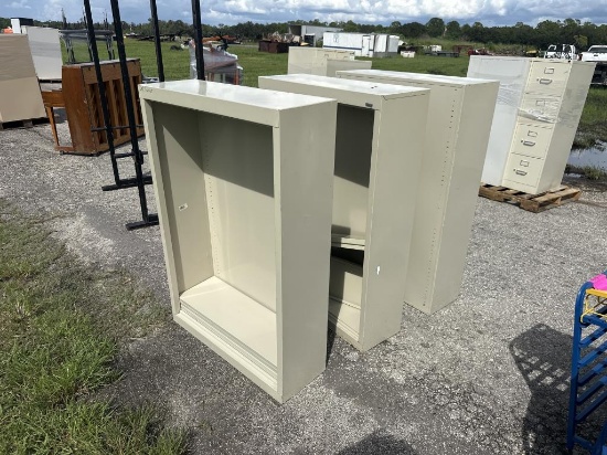 (3) Sandusky Steel Storage Cabinet