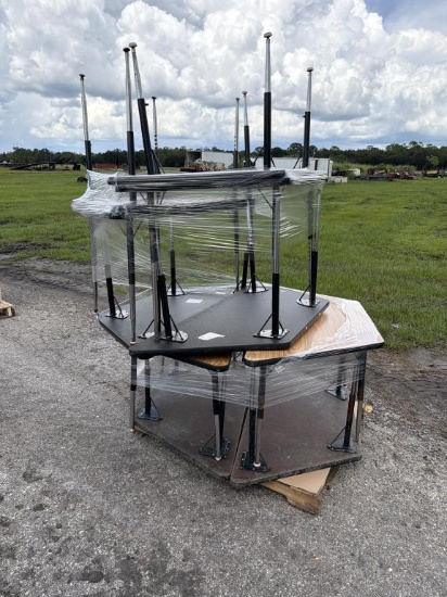 LOT OF SCHOOL DESKS