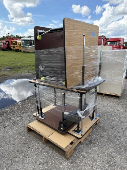 LOT OF SCHOOL DESKS