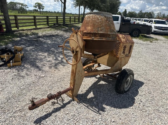 STOW Pull-Behind Concrete Mixer