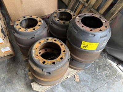 (9) 10 Lug Wheel Hubs