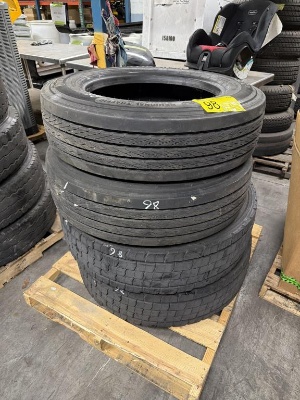 (4) Misc Sized Tires