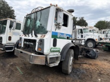 2011 Mack Cab Cutoff W/engine & Transmission