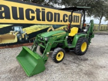 2018 John Deere 3032e Tractor/backhoe R/k