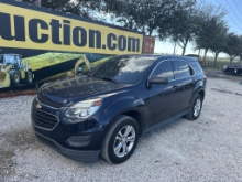 2016 Chevy Equinox Suv W/t R/k