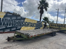 31ft Utility Flatbed Trailer W/t