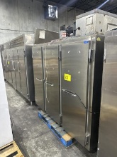 (2) COMMERCIAL STAINLESS REFRIGERATORS