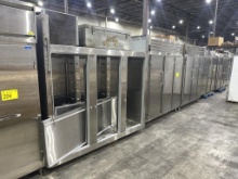 (2) COMMERCIAL STAINLESS REFRIGERATORS