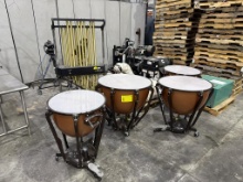 SET OF LUDWIG PROFESSIONAL DRUMS & CONCERT CHIMES