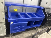 (3) CAMBRO POLY FOOD KIOSKS