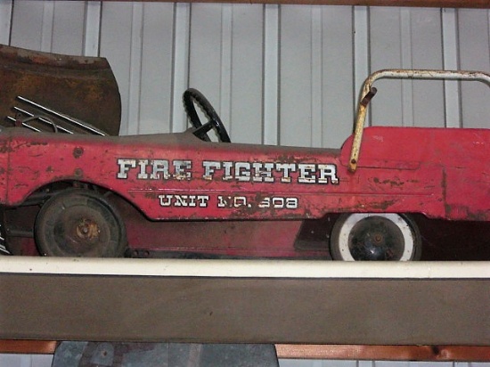 Fire Fighter Pedal Car