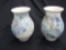 2 Porcelain vases item 357