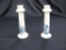 Porcelain candlesticks item 366