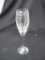Eight Crystal flute champagne glasses item 440