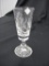 Six Crystal flute champagne glasses item 457