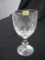 3 Crystal Iona goblet glasses item 461