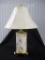 Porcelain lamp with shade item 268