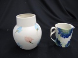 Porcelain pitcher and vase item 361