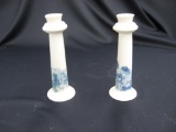 Porcelain candlesticks item 366
