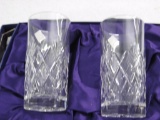 2 Crystal highball glasses item 376